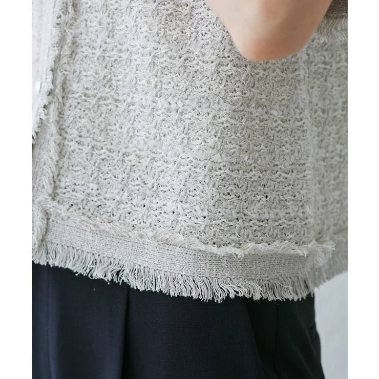 【サマー・ツイード】ハーフスリーブカーディガン | ROPE' PICNIC | 詳細画像33 