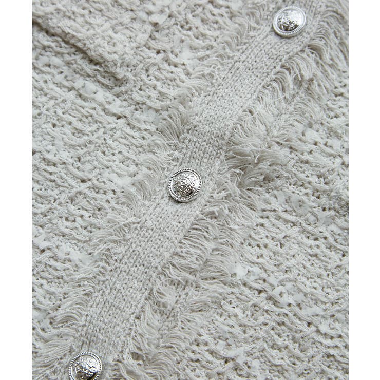 【サマー・ツイード】ハーフスリーブカーディガン | ROPE' PICNIC | 詳細画像35 