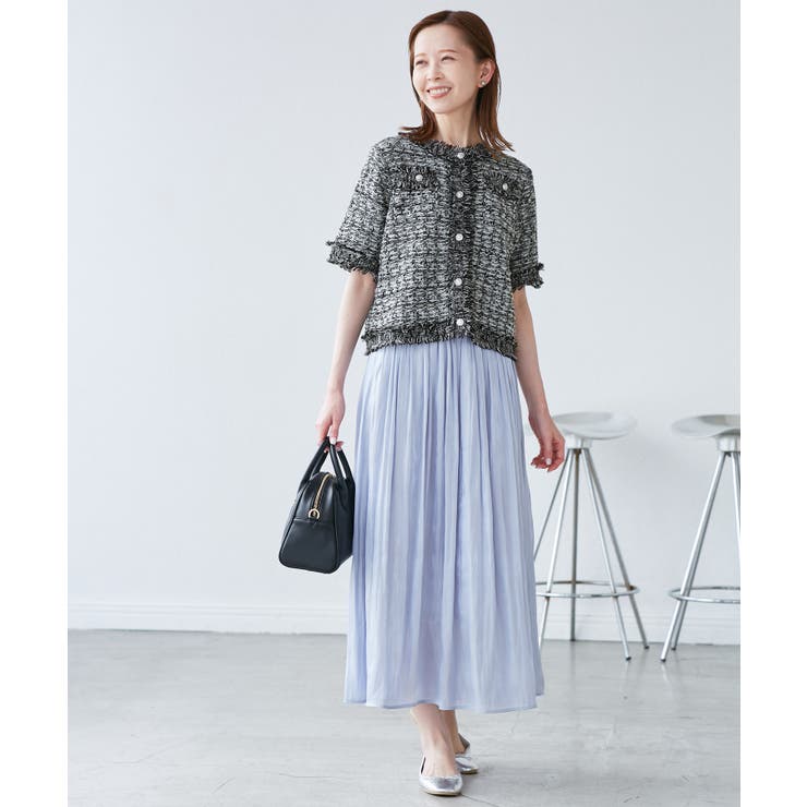 【サマー・ツイード】ハーフスリーブカーディガン | ROPE' PICNIC | 詳細画像40 