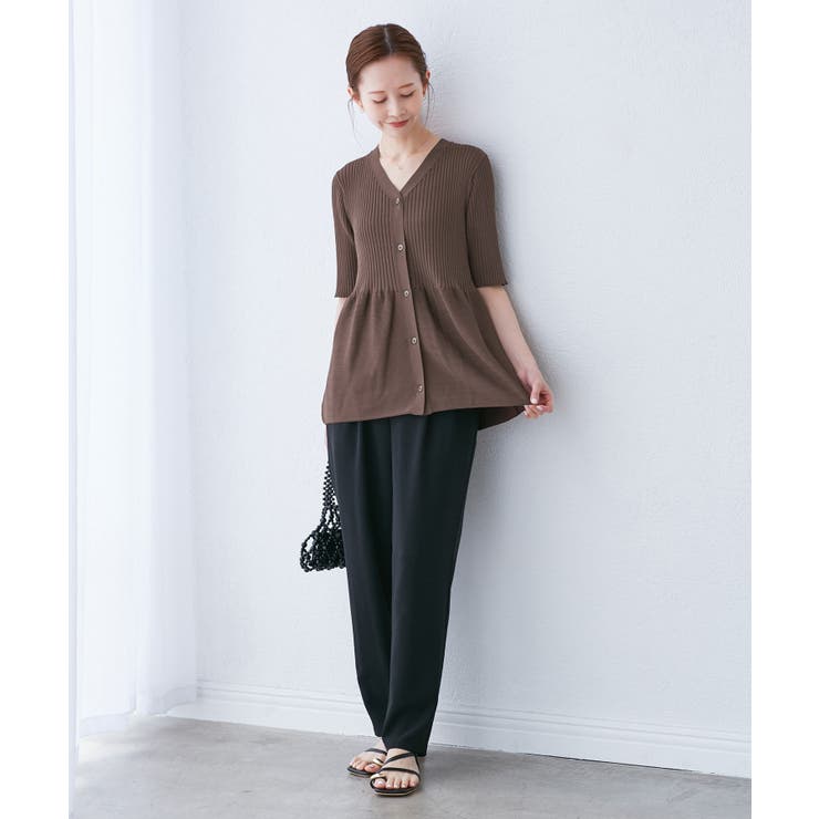 5分袖ペプラムカーディガン | ROPE' PICNIC | 詳細画像11 