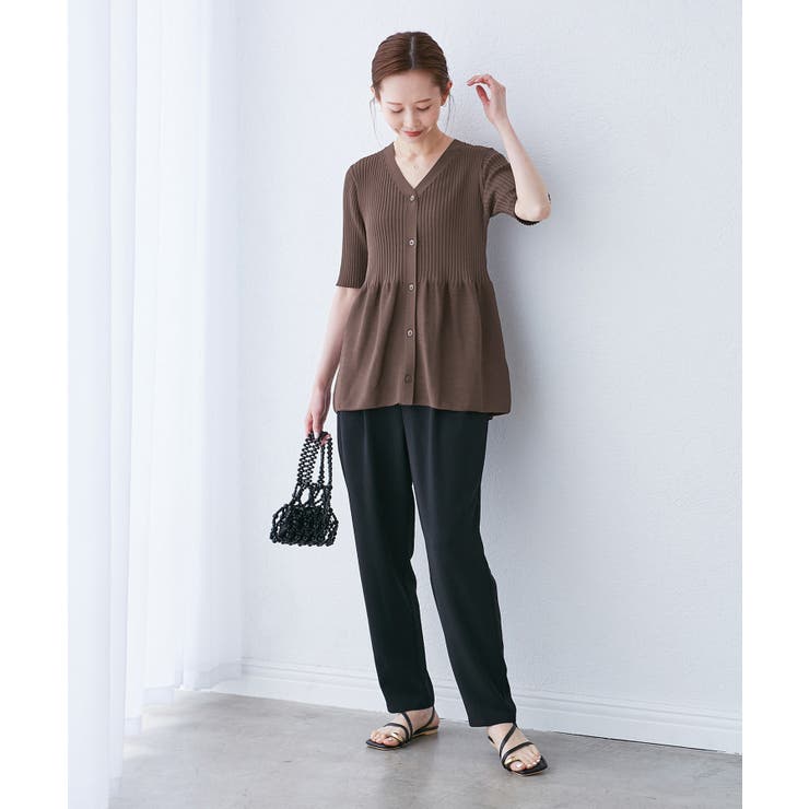 5分袖ペプラムカーディガン | ROPE' PICNIC | 詳細画像12 