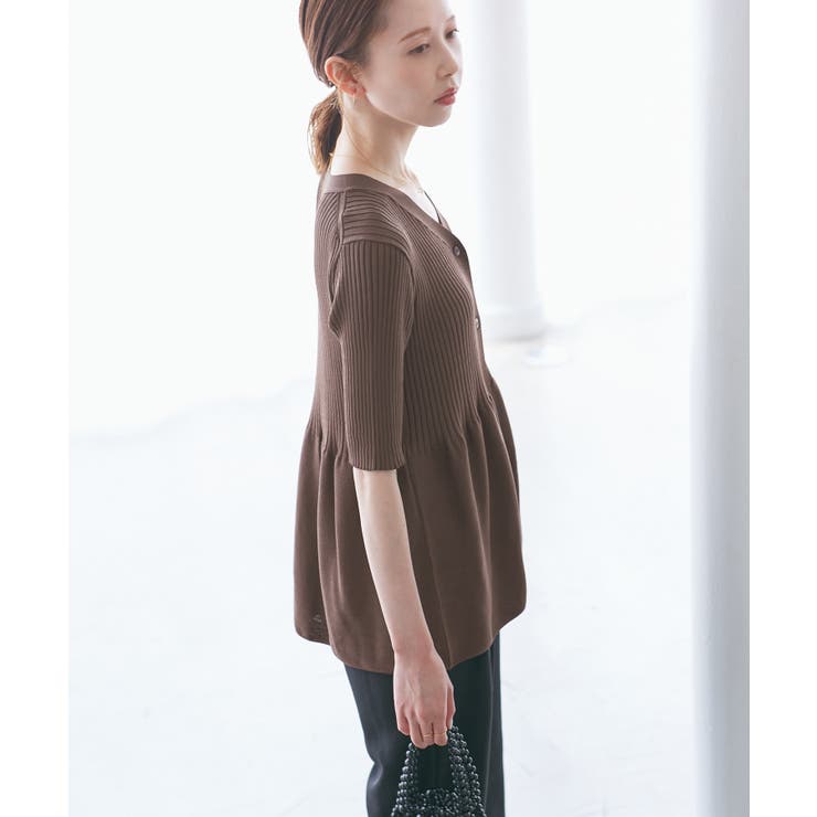 5分袖ペプラムカーディガン | ROPE' PICNIC | 詳細画像13 