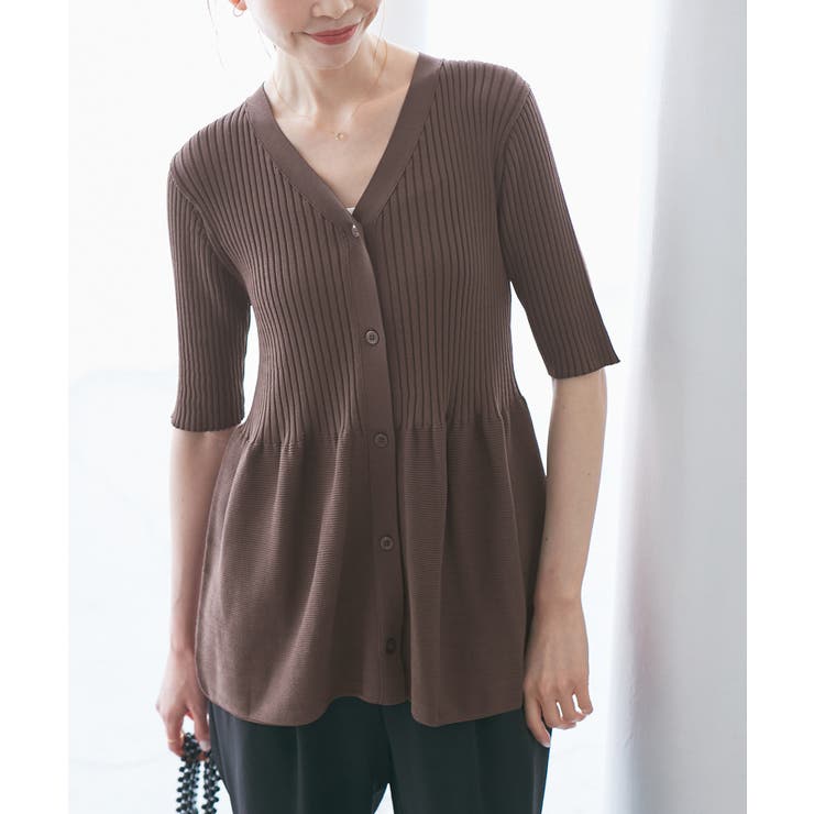 5分袖ペプラムカーディガン | ROPE' PICNIC | 詳細画像14 