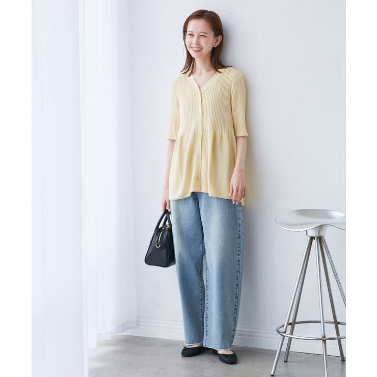 5分袖ペプラムカーディガン | ROPE' PICNIC | 詳細画像16 