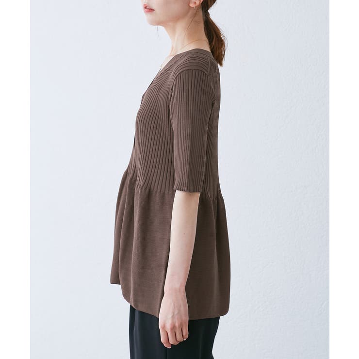 5分袖ペプラムカーディガン | ROPE' PICNIC | 詳細画像21 