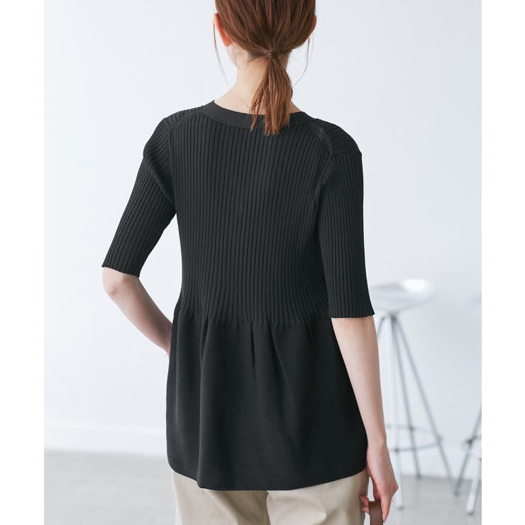 5分袖ペプラムカーディガン | ROPE' PICNIC | 詳細画像6 