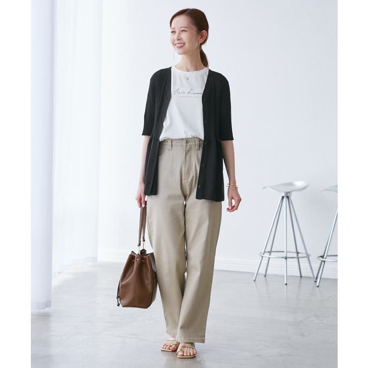 5分袖ペプラムカーディガン | ROPE' PICNIC | 詳細画像7 