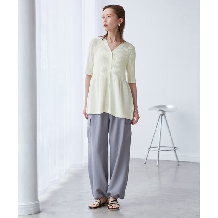 5分袖ペプラムカーディガン | ROPE' PICNIC | 詳細画像9 