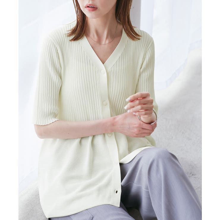 キナリ(16) | 5分袖ペプラムカーディガン | ROPE' PICNIC