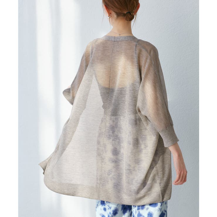 【新色追加】LEVITAシアーニットリラックスカーディガン | ROPE' PICNIC | 詳細画像13 