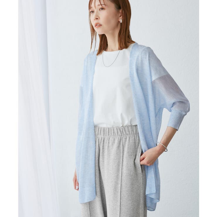 【新色追加】LEVITAシアーニットリラックスカーディガン | ROPE' PICNIC | 詳細画像22 