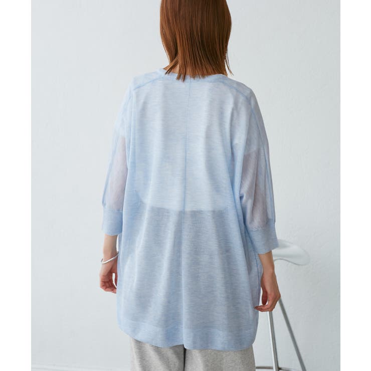 【新色追加】LEVITAシアーニットリラックスカーディガン | ROPE' PICNIC | 詳細画像23 