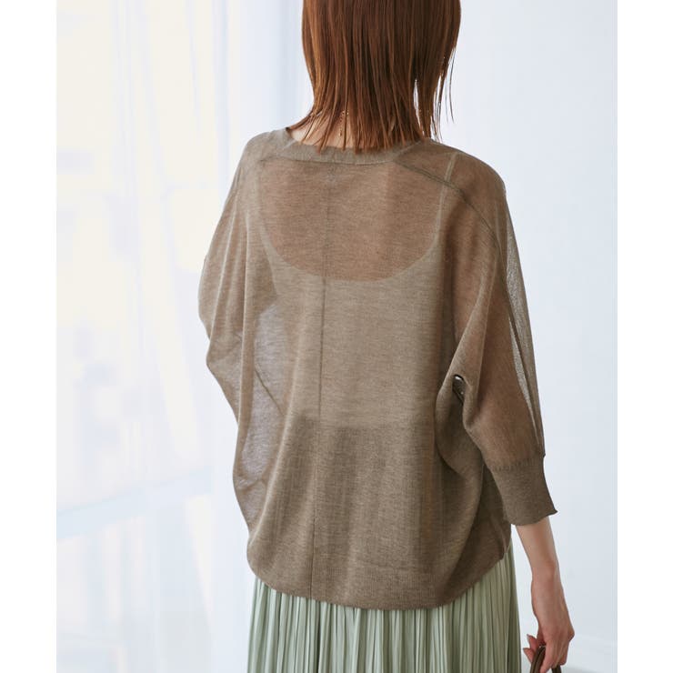 【新色追加】LEVITAシアーニットリラックスカーディガン | ROPE' PICNIC | 詳細画像26 