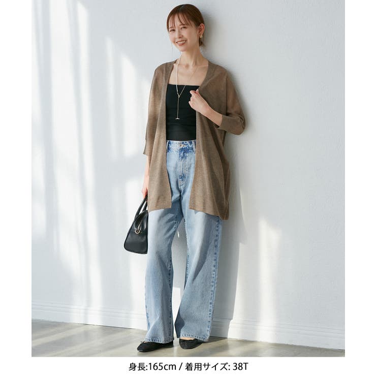 【新色追加】LEVITAシアーニットリラックスカーディガン | ROPE' PICNIC | 詳細画像27 