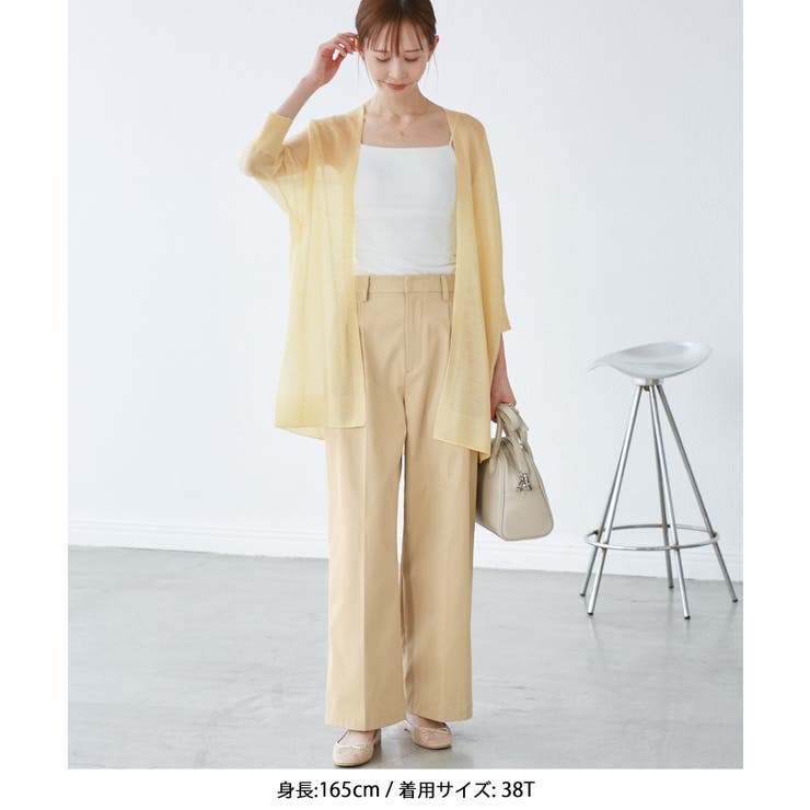 【新色追加】LEVITAシアーニットリラックスカーディガン | ROPE' PICNIC | 詳細画像31 