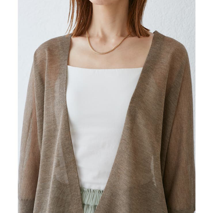 【新色追加】LEVITAシアーニットリラックスカーディガン | ROPE' PICNIC | 詳細画像39 