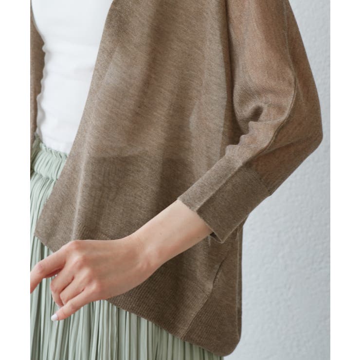 【新色追加】LEVITAシアーニットリラックスカーディガン | ROPE' PICNIC | 詳細画像41 