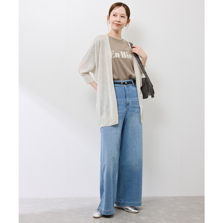 【新色追加】LEVITAシアーニットリラックスカーディガン | ROPE' PICNIC | 詳細画像6 