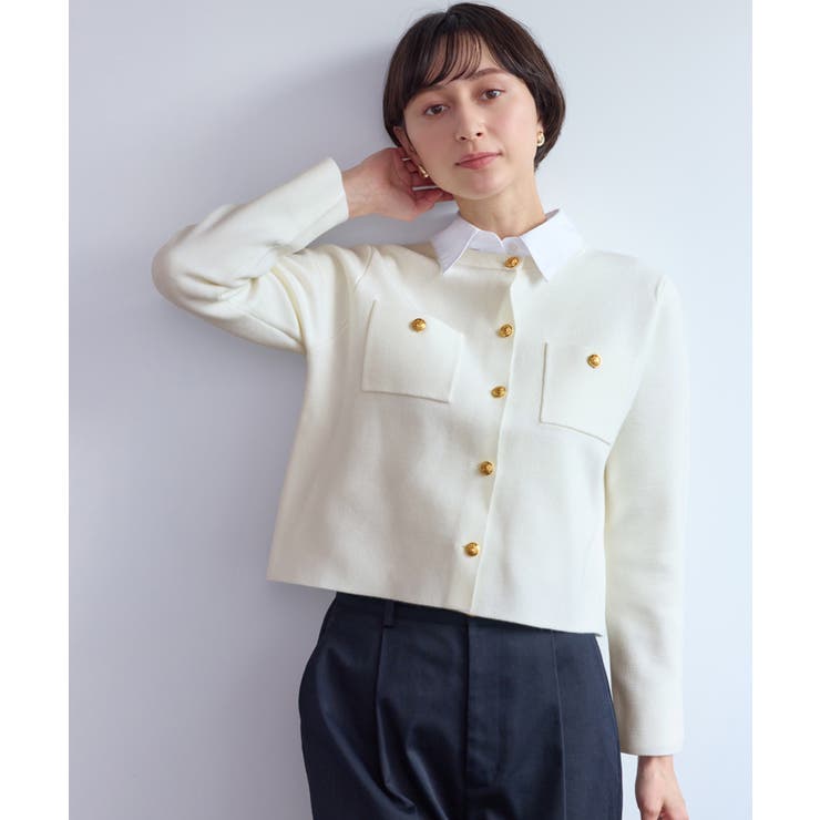 ミラノリブ金ボタンニットカーディガン | ROPE' PICNIC | 詳細画像11 