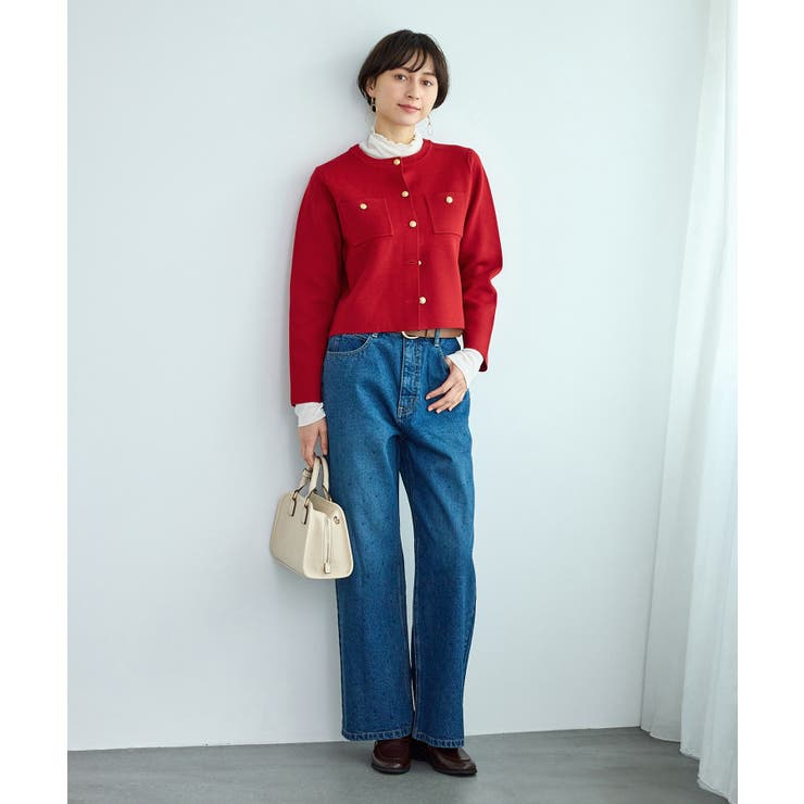 ミラノリブ金ボタンニットカーディガン | ROPE' PICNIC | 詳細画像19 