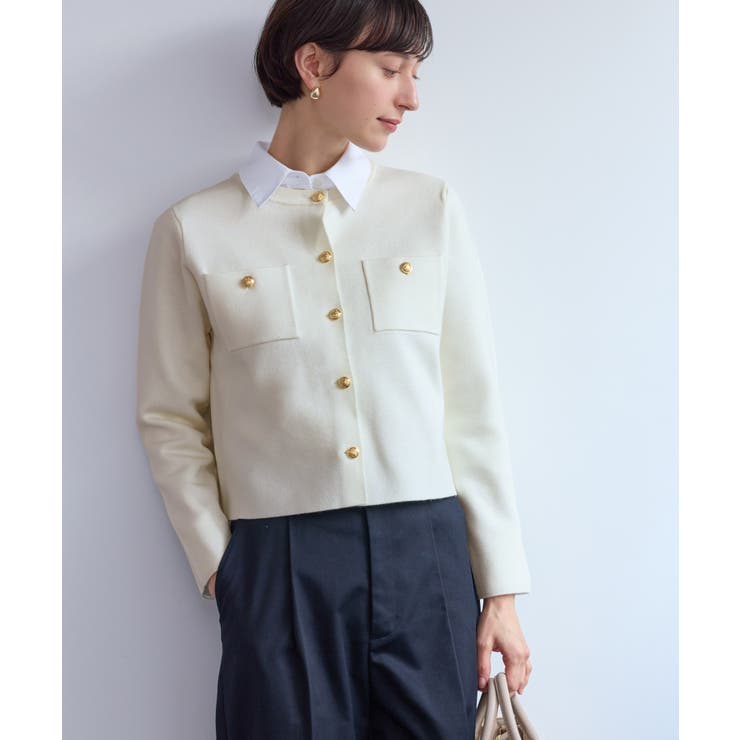 キナリ(16) | ミラノリブ金ボタンニットカーディガン | ROPE' PICNIC