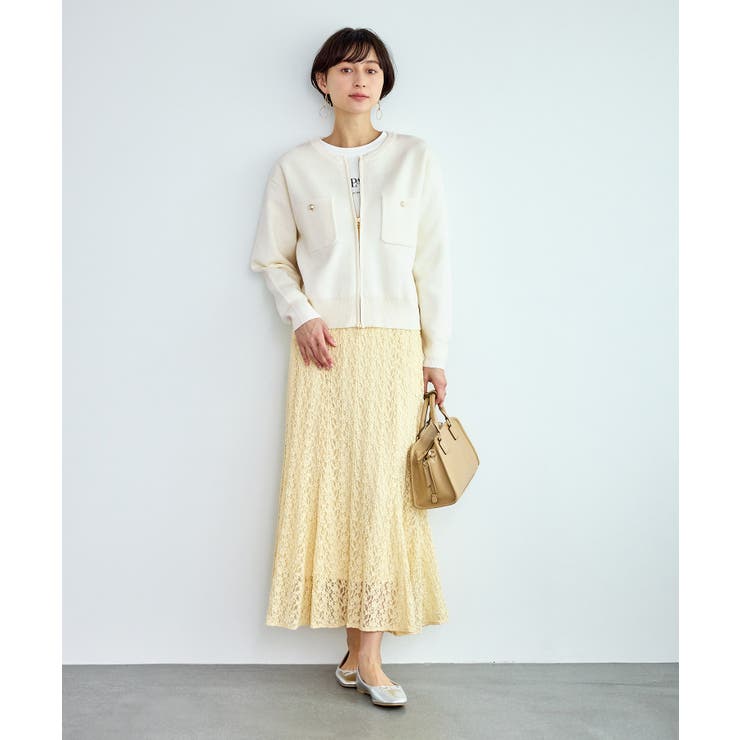 ミラノリブダブルジップニットカーディガン | ROPE' PICNIC | 詳細画像14 