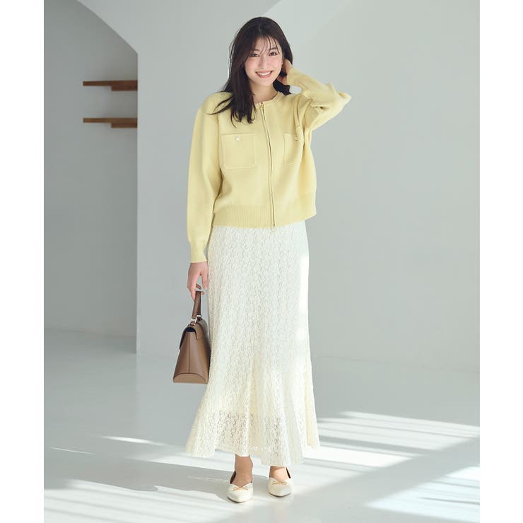 ミラノリブダブルジップニットカーディガン | ROPE' PICNIC | 詳細画像2 