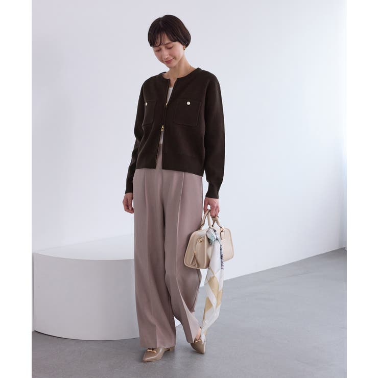 ミラノリブダブルジップニットカーディガン | ROPE' PICNIC | 詳細画像20 