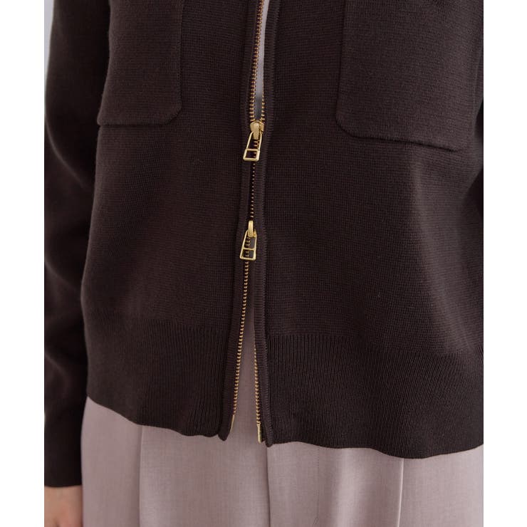 ミラノリブダブルジップニットカーディガン | ROPE' PICNIC | 詳細画像33 