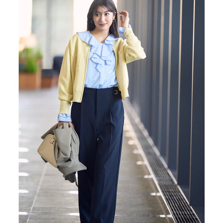 ミラノリブダブルジップニットカーディガン | ROPE' PICNIC | 詳細画像6 