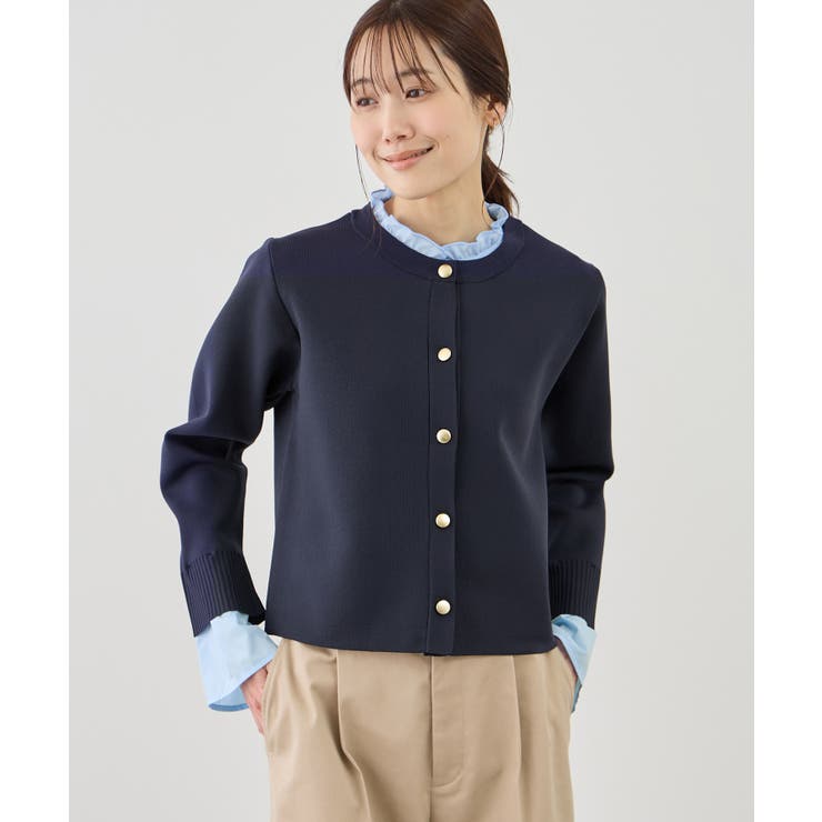 襟フリルドッキングカーディガン | ROPE' PICNIC | 詳細画像15 