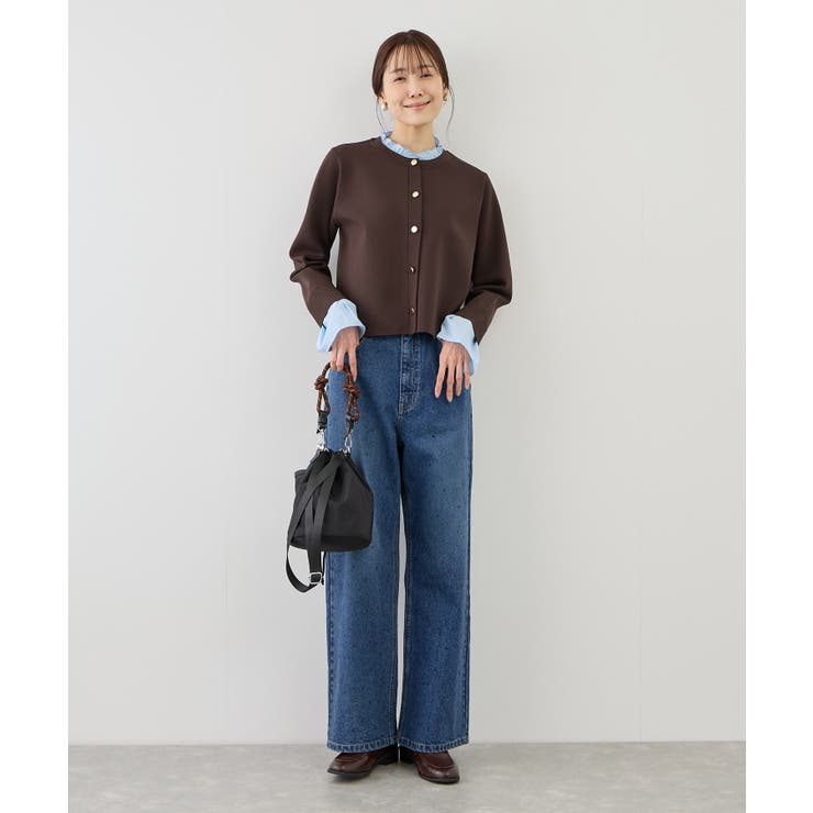 襟フリルドッキングカーディガン | ROPE' PICNIC | 詳細画像4 