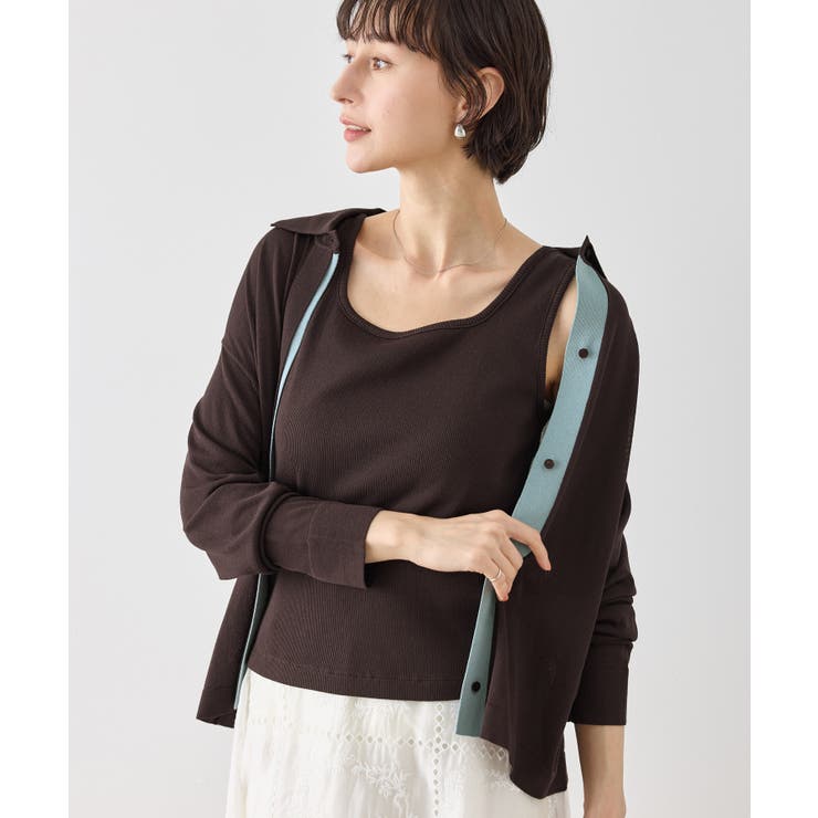 【2点セット】配色デザインカーディガン&インナーアンサンブル/イージーケア | ROPE' PICNIC | 詳細画像19 