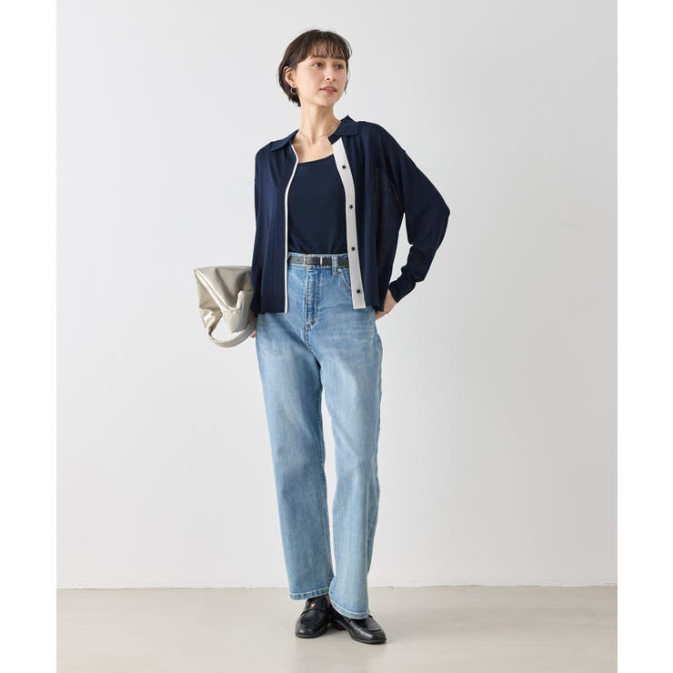 【2点セット】配色デザインカーディガン&インナーアンサンブル/イージーケア | ROPE' PICNIC | 詳細画像25 