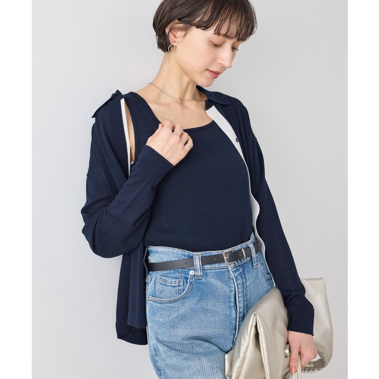 【2点セット】配色デザインカーディガン&インナーアンサンブル/イージーケア | ROPE' PICNIC | 詳細画像29 