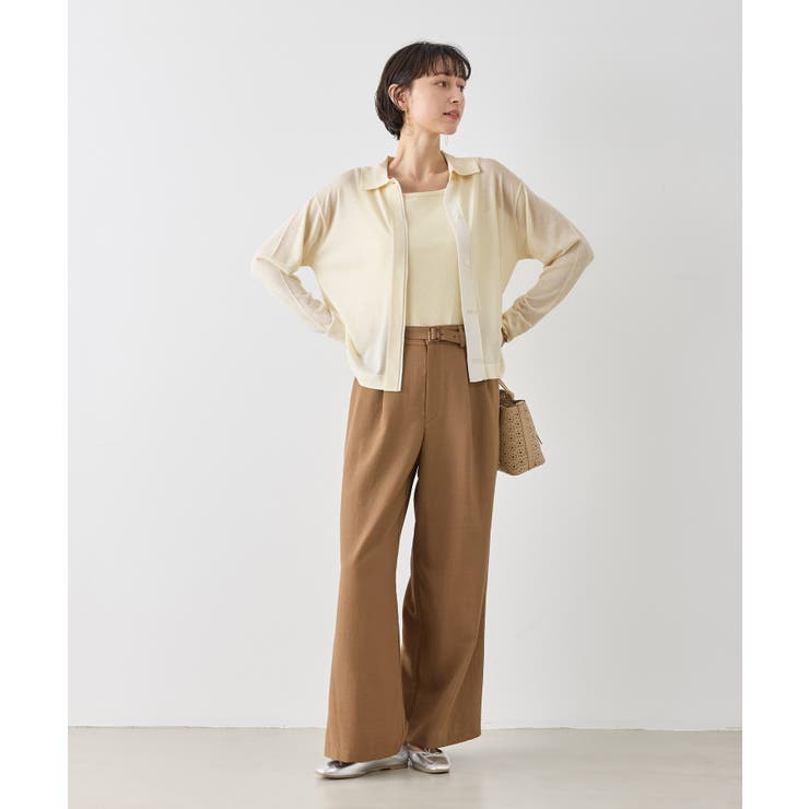 【2点セット】配色デザインカーディガン&インナーアンサンブル/イージーケア | ROPE' PICNIC | 詳細画像3 