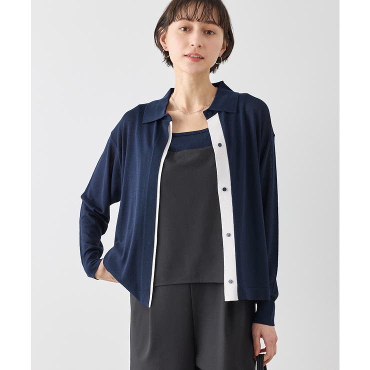 【2点セット】配色デザインカーディガン&インナーアンサンブル/イージーケア | ROPE' PICNIC | 詳細画像33 