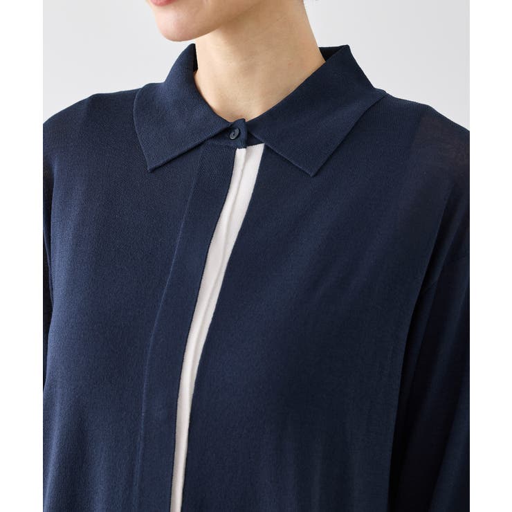 【2点セット】配色デザインカーディガン&インナーアンサンブル/イージーケア | ROPE' PICNIC | 詳細画像37 