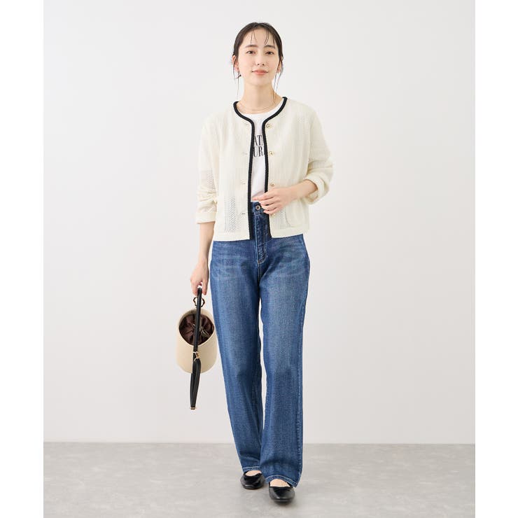 透かし編み金釦カットカーディガン | ROPE' PICNIC | 詳細画像11 