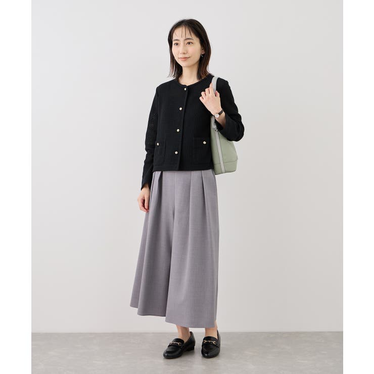 透かし編み金釦カットカーディガン | ROPE' PICNIC | 詳細画像17 