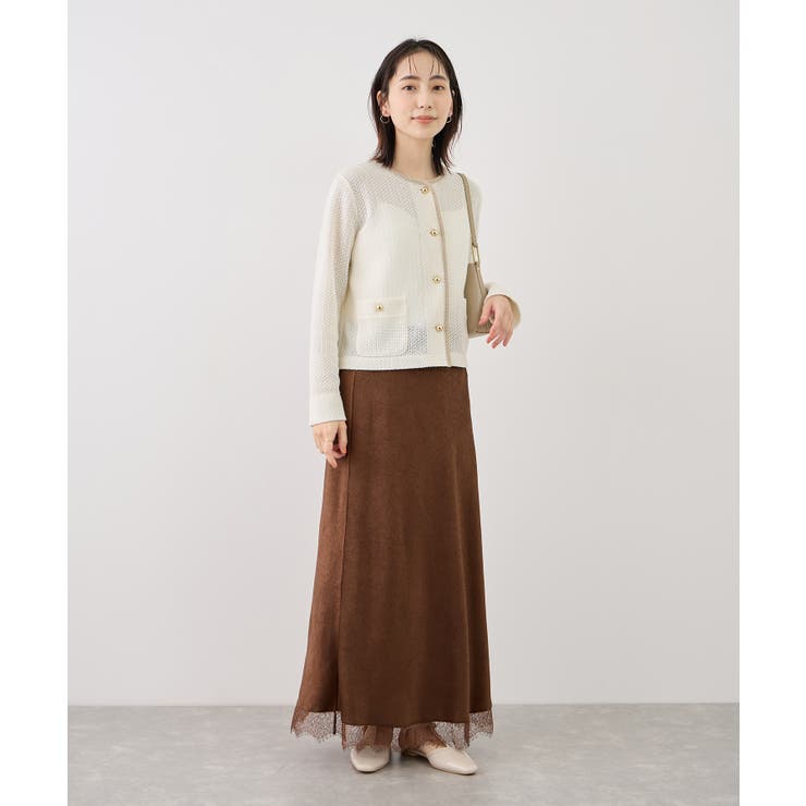 透かし編み金釦カットカーディガン | ROPE' PICNIC | 詳細画像2 