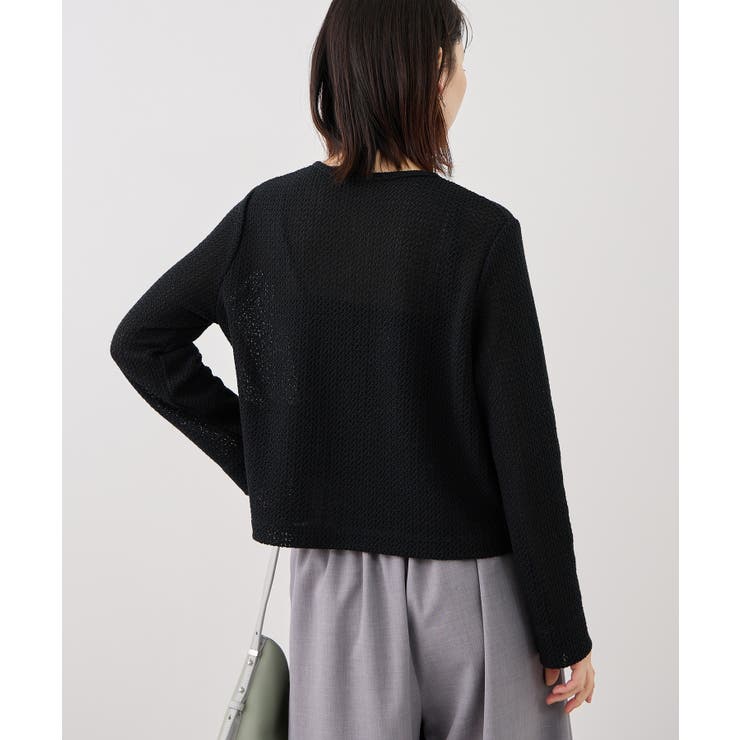 透かし編み金釦カットカーディガン | ROPE' PICNIC | 詳細画像21 