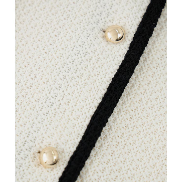 透かし編み金釦カットカーディガン | ROPE' PICNIC | 詳細画像31 