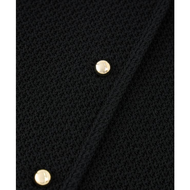 透かし編み金釦カットカーディガン | ROPE' PICNIC | 詳細画像32 