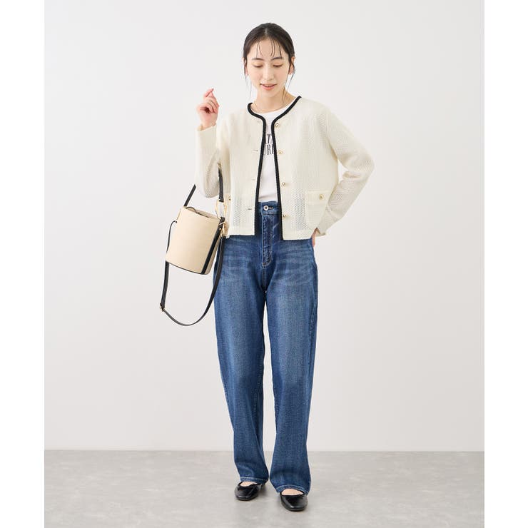 透かし編み金釦カットカーディガン | ROPE' PICNIC | 詳細画像9 