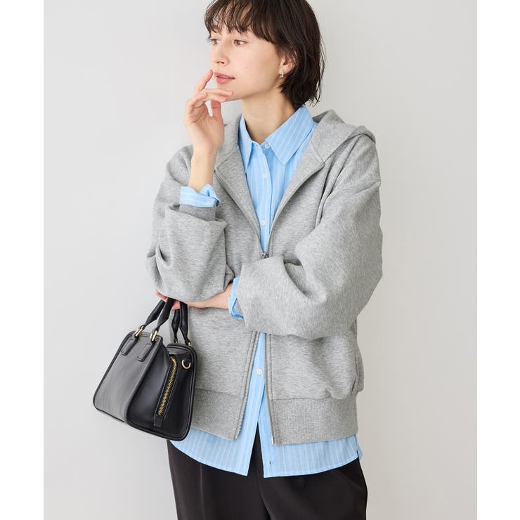 コクーンシルエットダブルジップフーディ | ROPE' PICNIC | 詳細画像12 