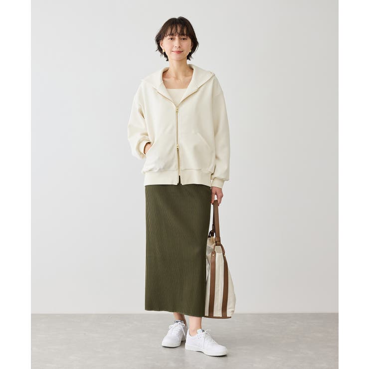 コクーンシルエットダブルジップフーディ | ROPE' PICNIC | 詳細画像16 