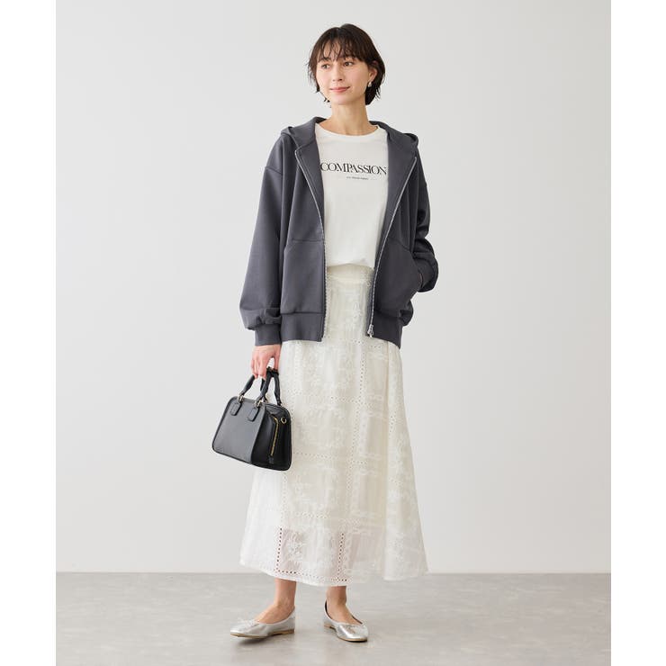 コクーンシルエットダブルジップフーディ | ROPE' PICNIC | 詳細画像2 