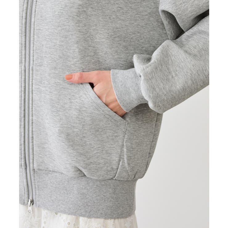 コクーンシルエットダブルジップフーディ | ROPE' PICNIC | 詳細画像31 