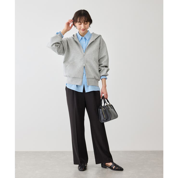 コクーンシルエットダブルジップフーディ | ROPE' PICNIC | 詳細画像8 